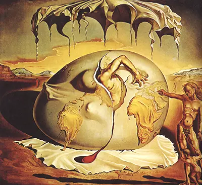 Geopoliticus Child Watching the Birth of the New Man Salvador Dali